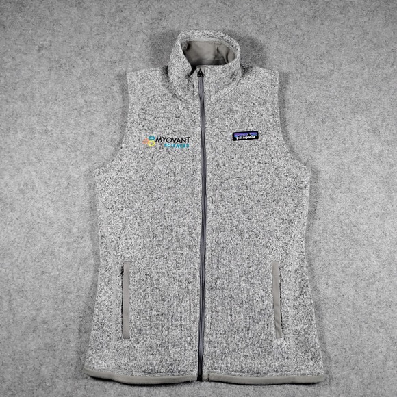 Patagonia Jackets & Blazers - Patagonia Womens Better Sweater Vest Birch White Grey Full Zip Fleece XS 25887